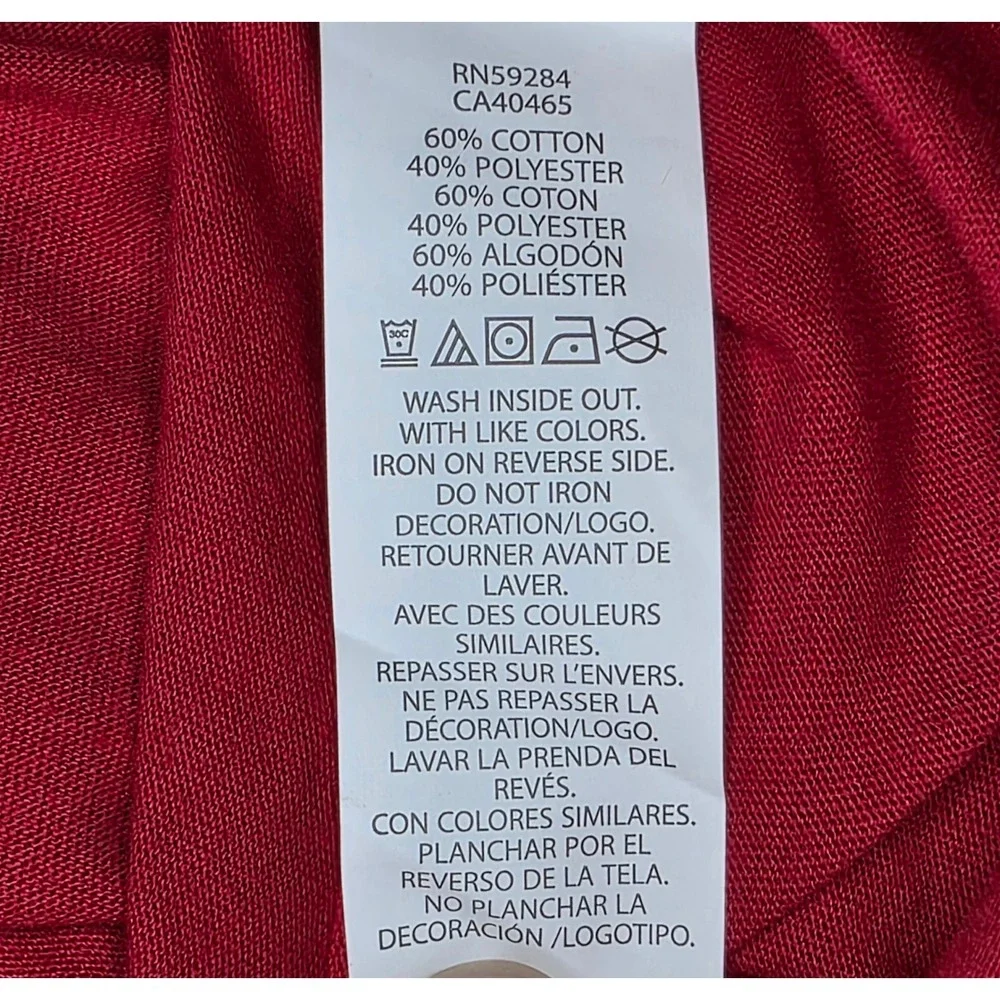 The Children's Place Merry Everything Gingerbread Graphic Tee Girls XXL 16 Red
